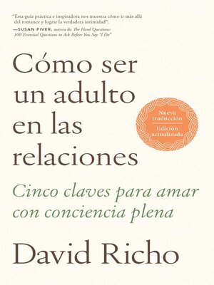 cover image of Cómo ser un adulto en las relaciones